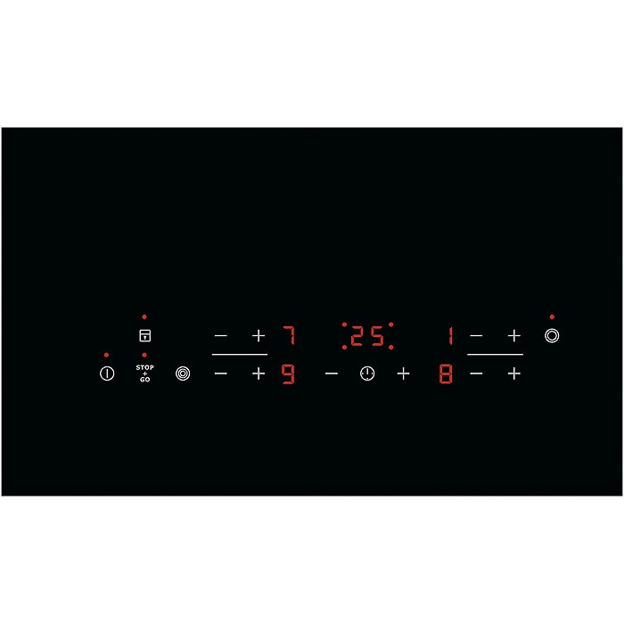 Plita incorporabila Electrolux EHF6343FOK, Vitroceramica, 4 zone gatit, Control touch, 59 cm, Sticla neagra [2]