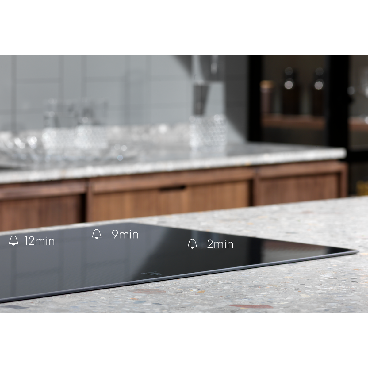 Plita incorporabilă Electrolux EIS62453 – Plită cu inducție 60 cm SaphirMatt® SenseBoil®, 4 zone de gătit, Hob2Hood® & PowerBoost, Control tactil, Negru [5]