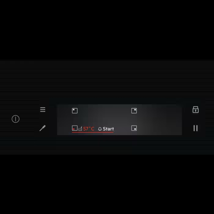 Plita incorporabilă Electrolux EIS8648 – Plită cu inducție SensePro® 900 80 cm, 4 zone de gătit, Hob2Hood®, Bridge & Senzor temperatură wireless, Control tactil colorat, Gri [2]