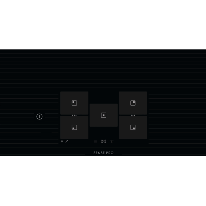 Plita incorporabilă Electrolux EIS8959 – Plită cu inducție 900 SensePro 80 cm, 5 zone FlexBridge & Hob2Hood®, Senzor temperatură wireless & Control tactil color, Negru [2]