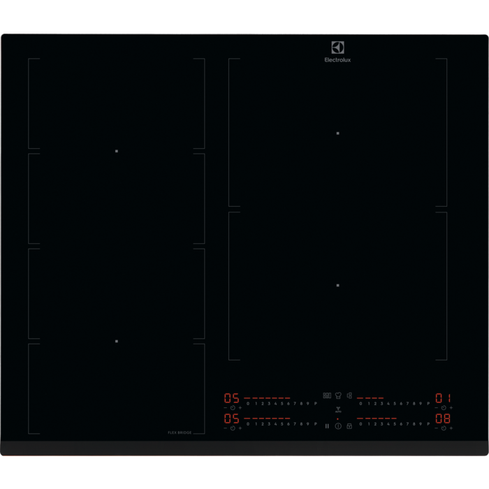 Plita incorporabila Electrolux EIV64453, Inductie, 4 zone de gatit, Booster, Control touch, Timer, Conectivitate hota, 60 cm [1]