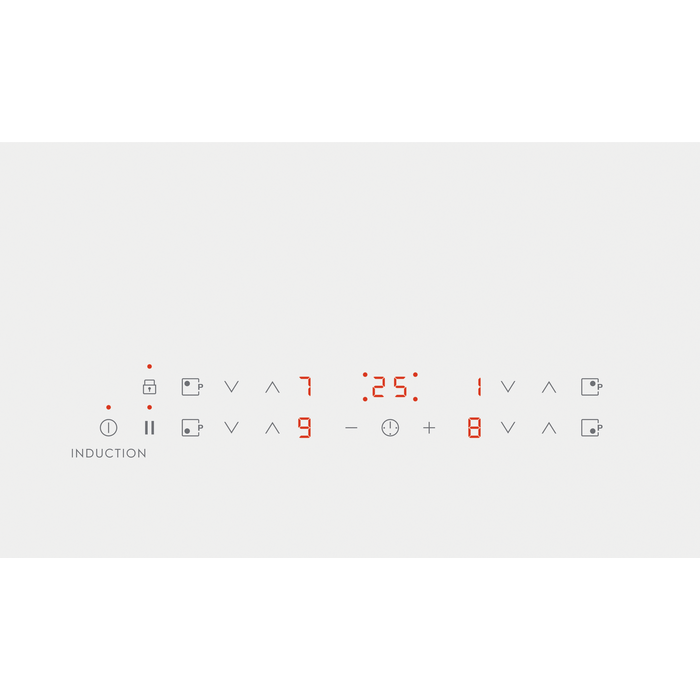 Plita incorporabilă Electrolux LIR60430BW – Plită cu inducție 60 cm, 4 zone de gătit cu PowerBoost & cronometru, Control tactil, Blocare copii, Alb [2]