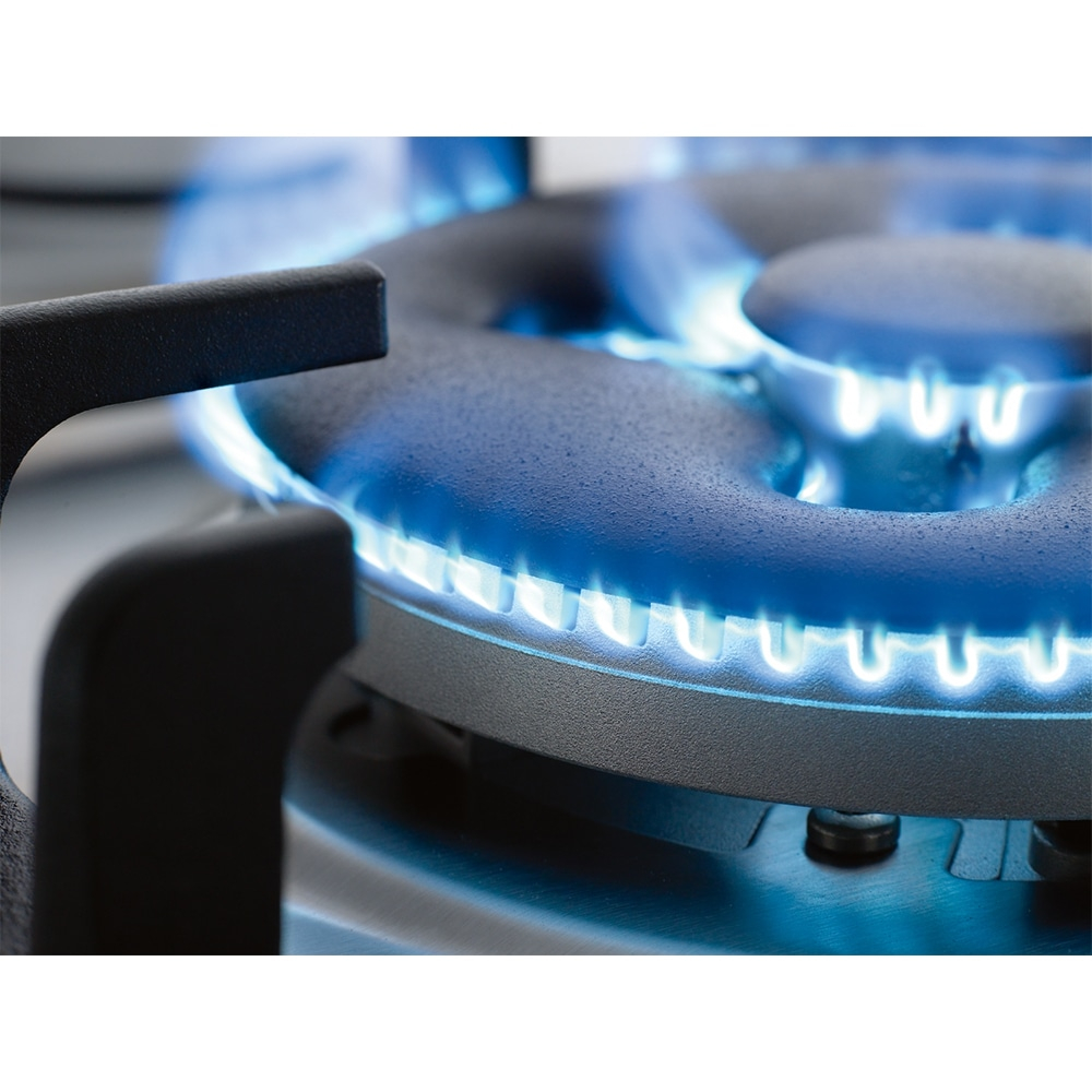 Plita incorporabila, MIELE KM 2034, Gaz, 5 arzatoare, Wok, inox [3]