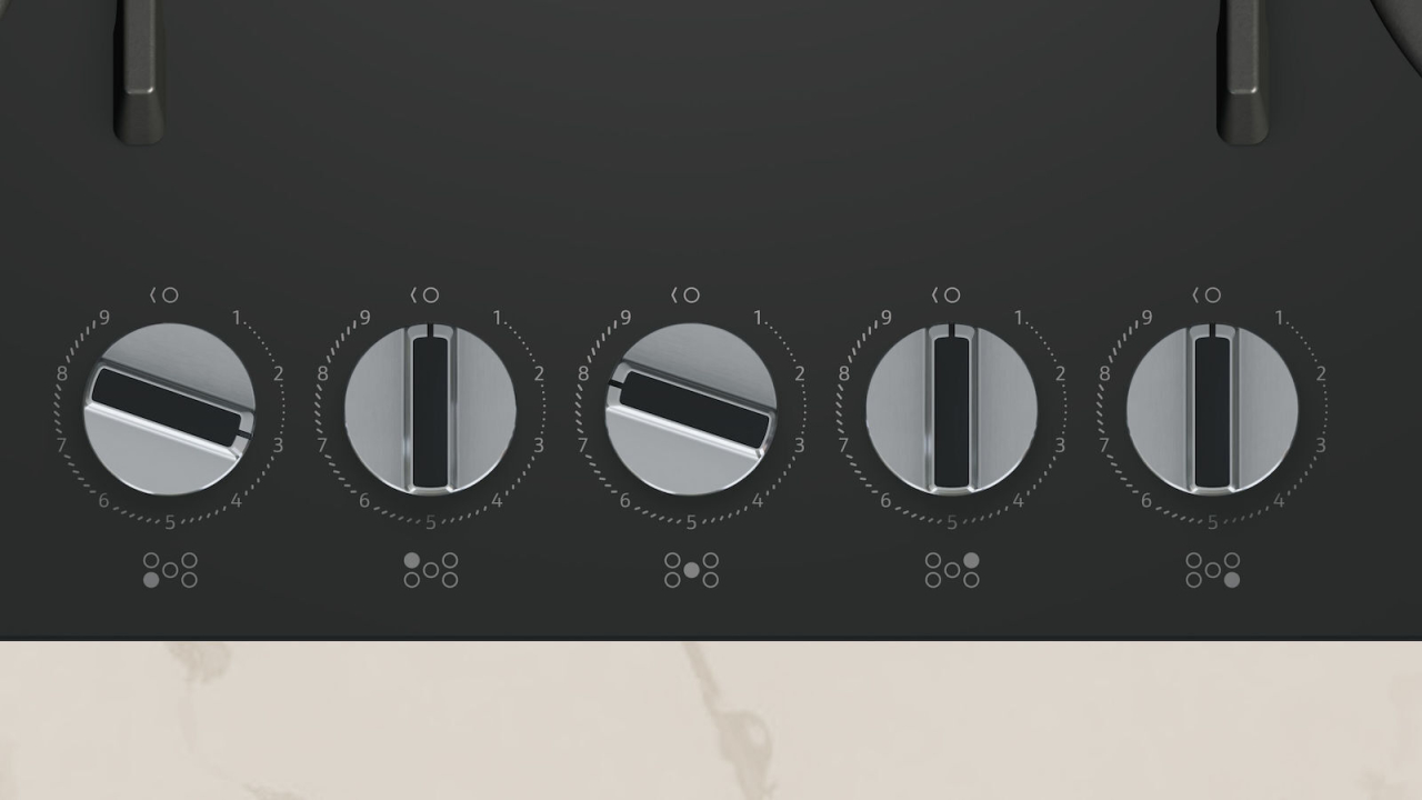 Plita incorporabila pe gaz Neff T27PIQ4S0, 75 cm, Wok, FlameSelect, Gratare de fonta, Sticla [2]