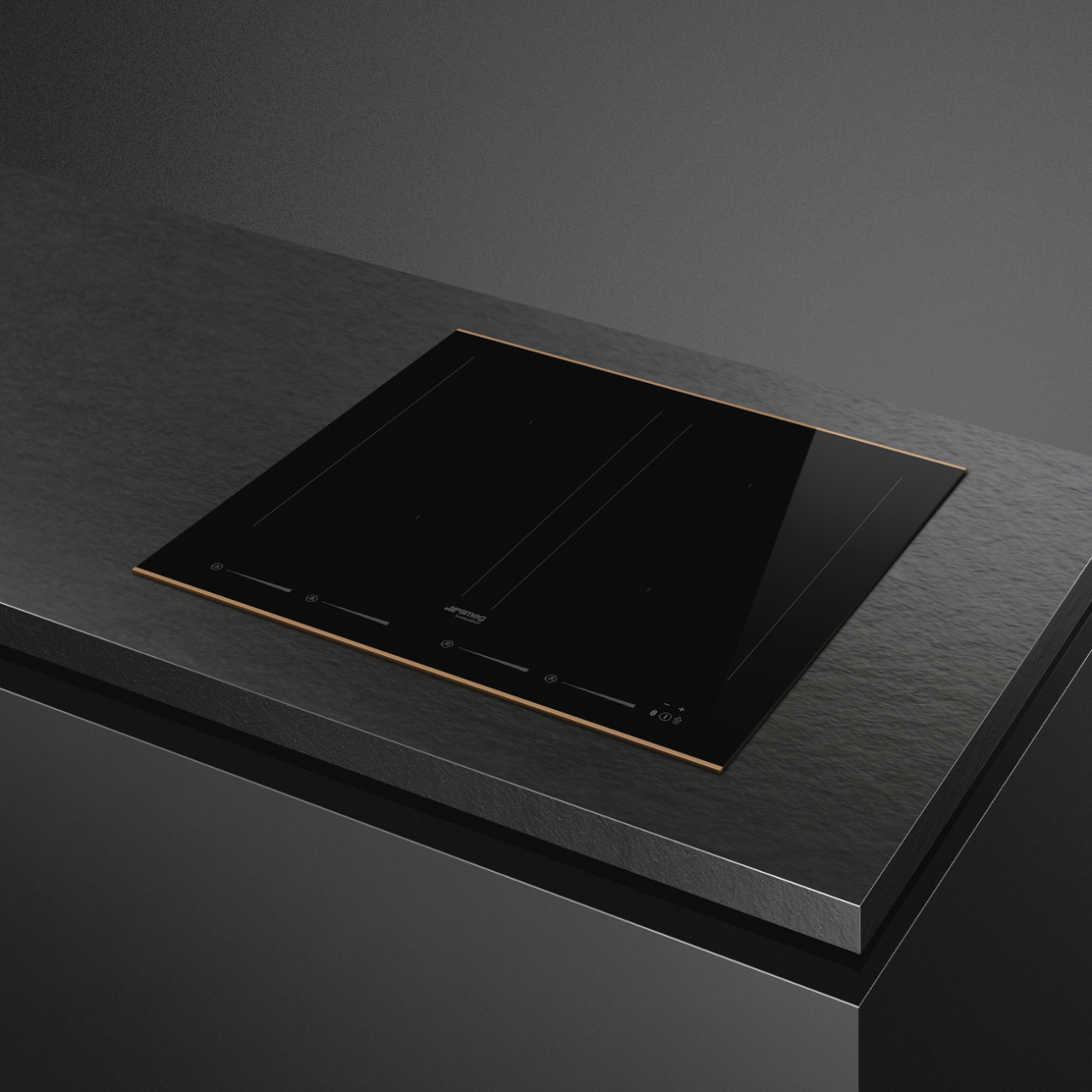 Plita inductie SMEG Dolce Stil Novo, SIM6644R, 60 cm, 4 zone de gatit, multizone [2]