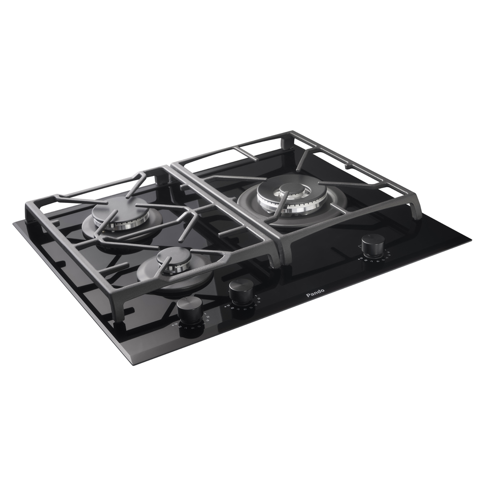 Plită pe gaz pando PGA-4261 620 x 510 mm, 3 ochiuri [2]