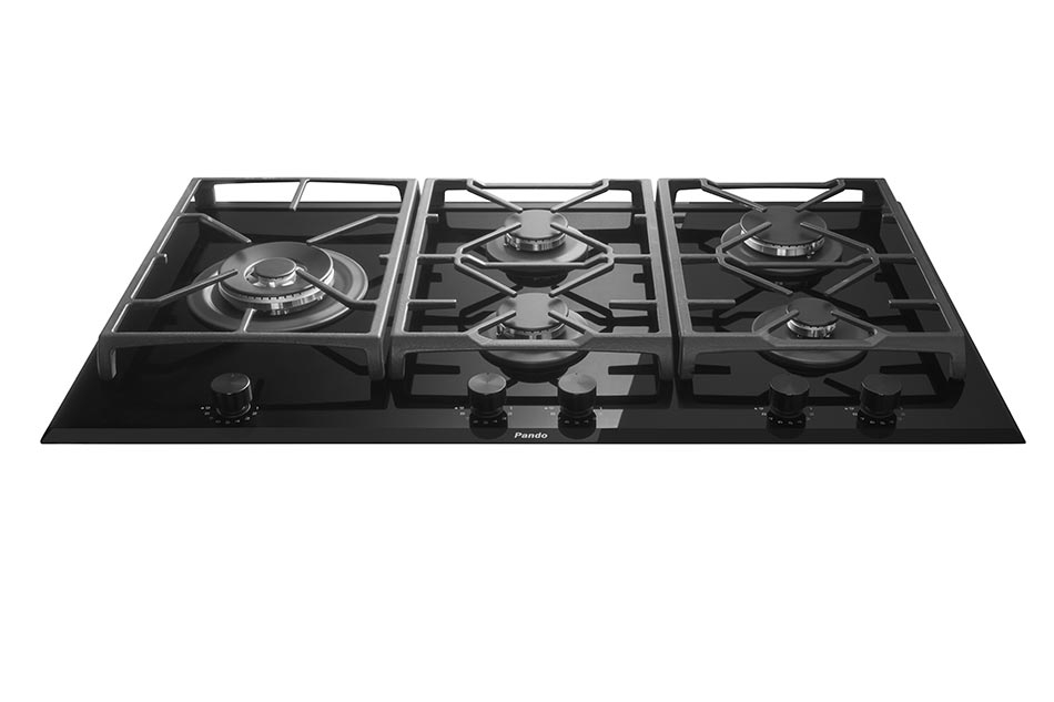 Plită pe gaz pando PGA-4492, 88 cm, 5 ochiuri [1]