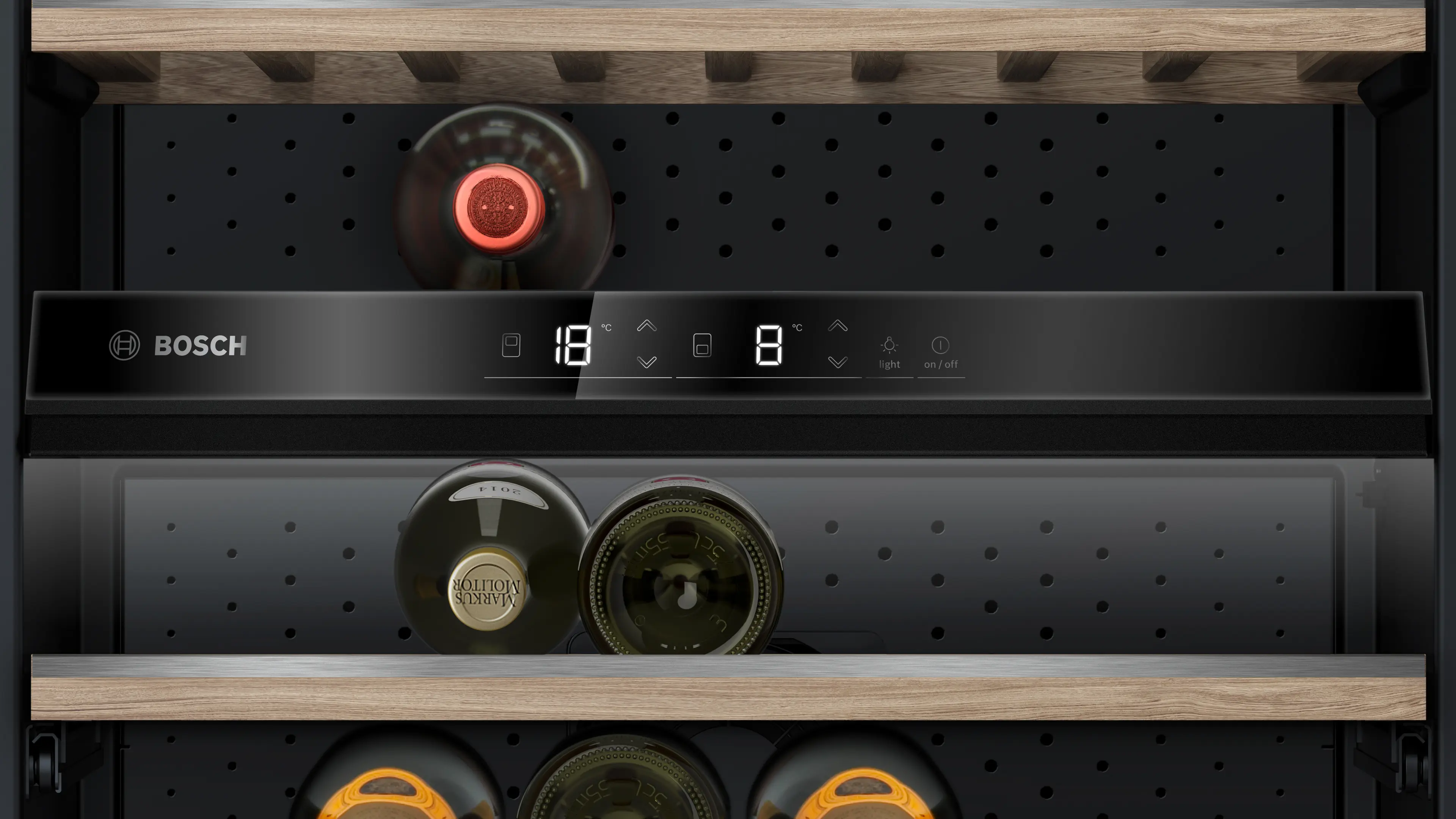 Răcitor de vin independent 186 x 60 cm, Bosch Seria 6, Negru [3]