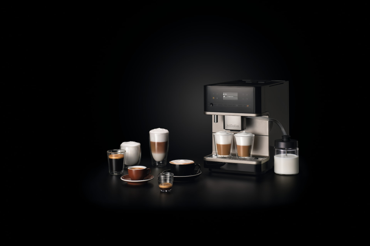 Recipient de lapte din sticlă Miele MB-CM-G, 0,7 l, pentru espressoarele Miele de blat [4]