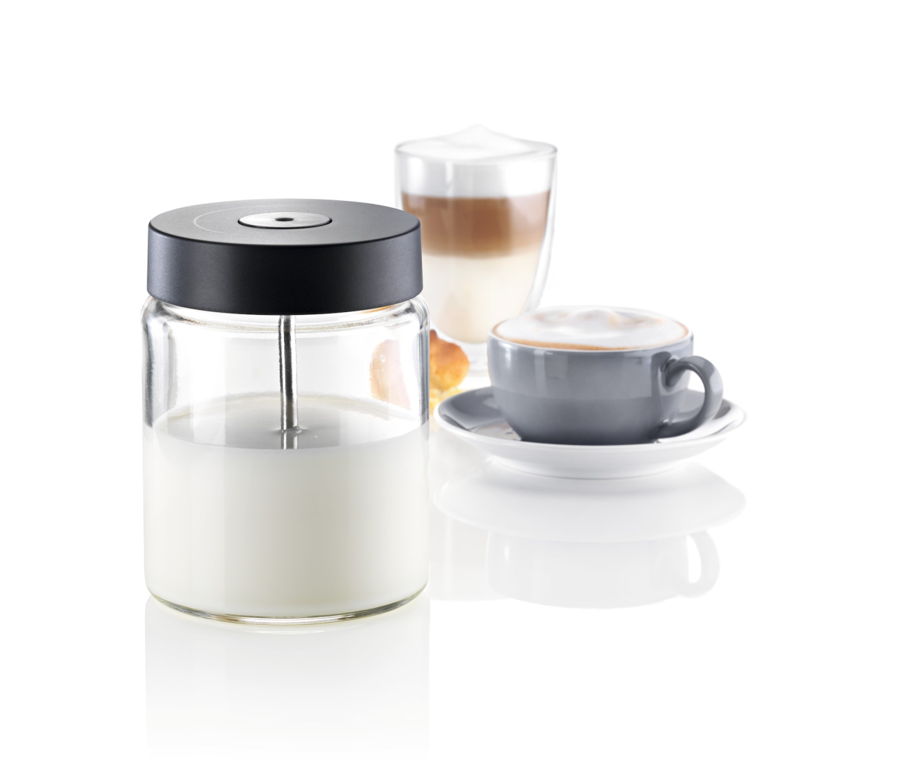Recipient de lapte din sticlă Miele MB-CM-G, 0,7 l, pentru espressoarele Miele de blat [3]