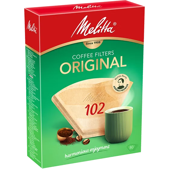 Saci filtranti original Melitta®, 102 ®, 80 bucăți, maro [3]