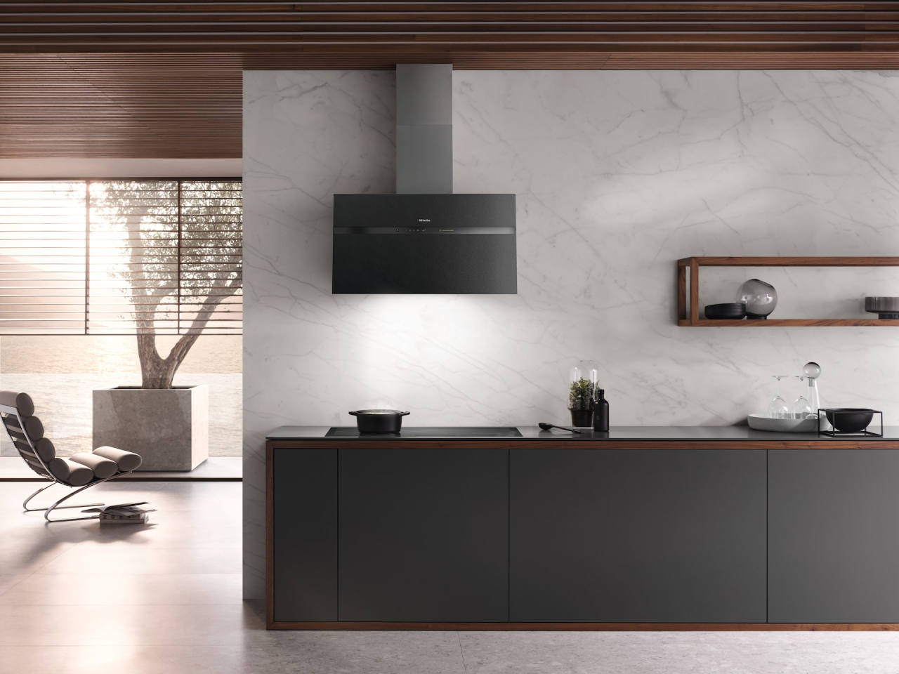 Secțiune de coș din inox Miele DADC 9000, pentru hote DA 9090 W, DA 9091 W și DA 9298 W [3]
