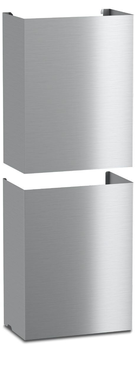 Secțiune de coș din inox Miele DADC 9000, pentru hote DA 9090 W, DA 9091 W și DA 9298 W [2]