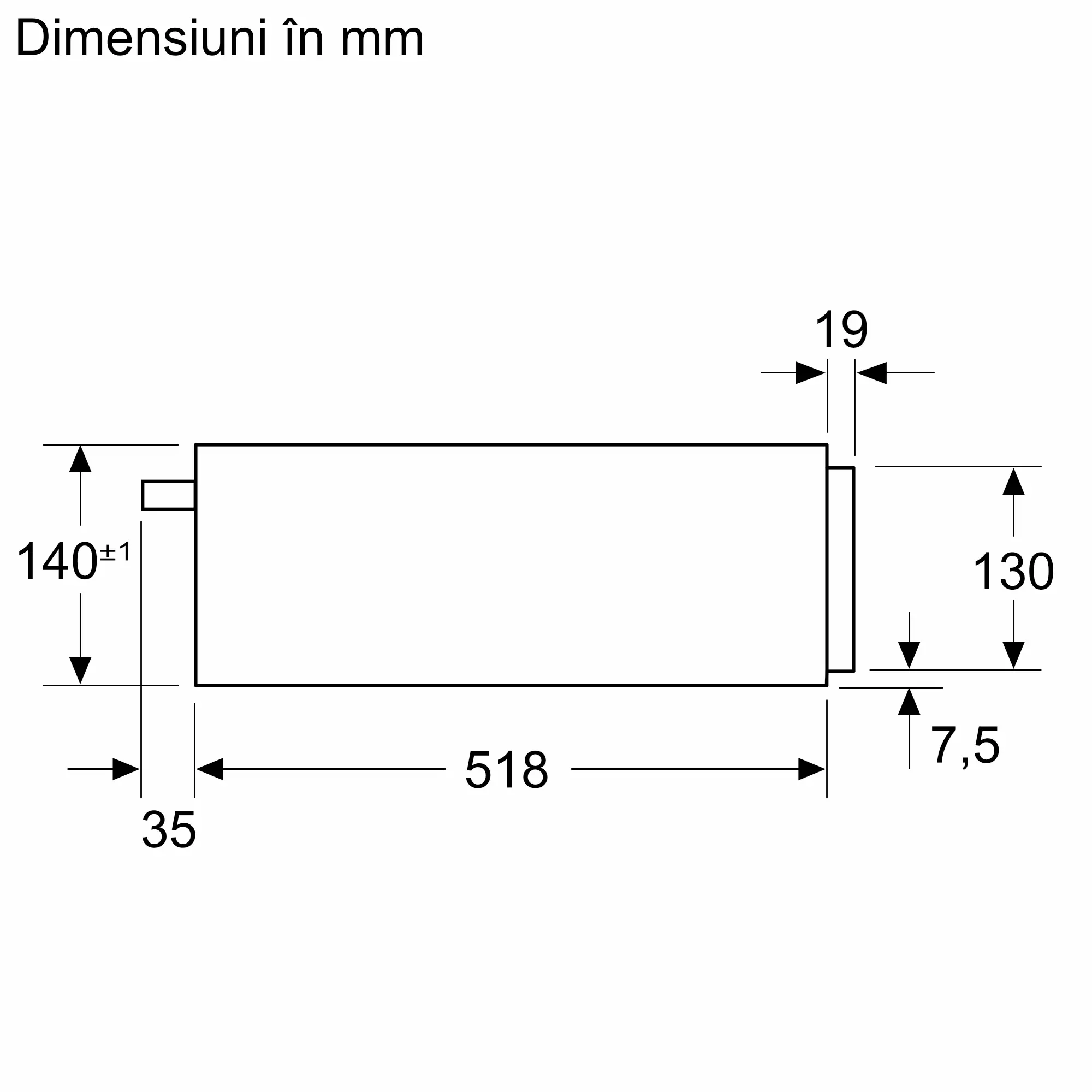 Sertar termic, Bosch Seria 8, 60 x 14 cm, Negru [7]
