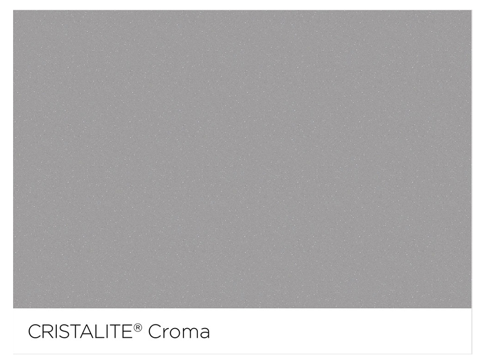 Set chiuveta bucatarie Schock Ronda D-100XL 780 x 500 mm Cristalite Croma, gri si baterie bucatarie Schock Kantus cu cap extractibil, Inox Periat [4]