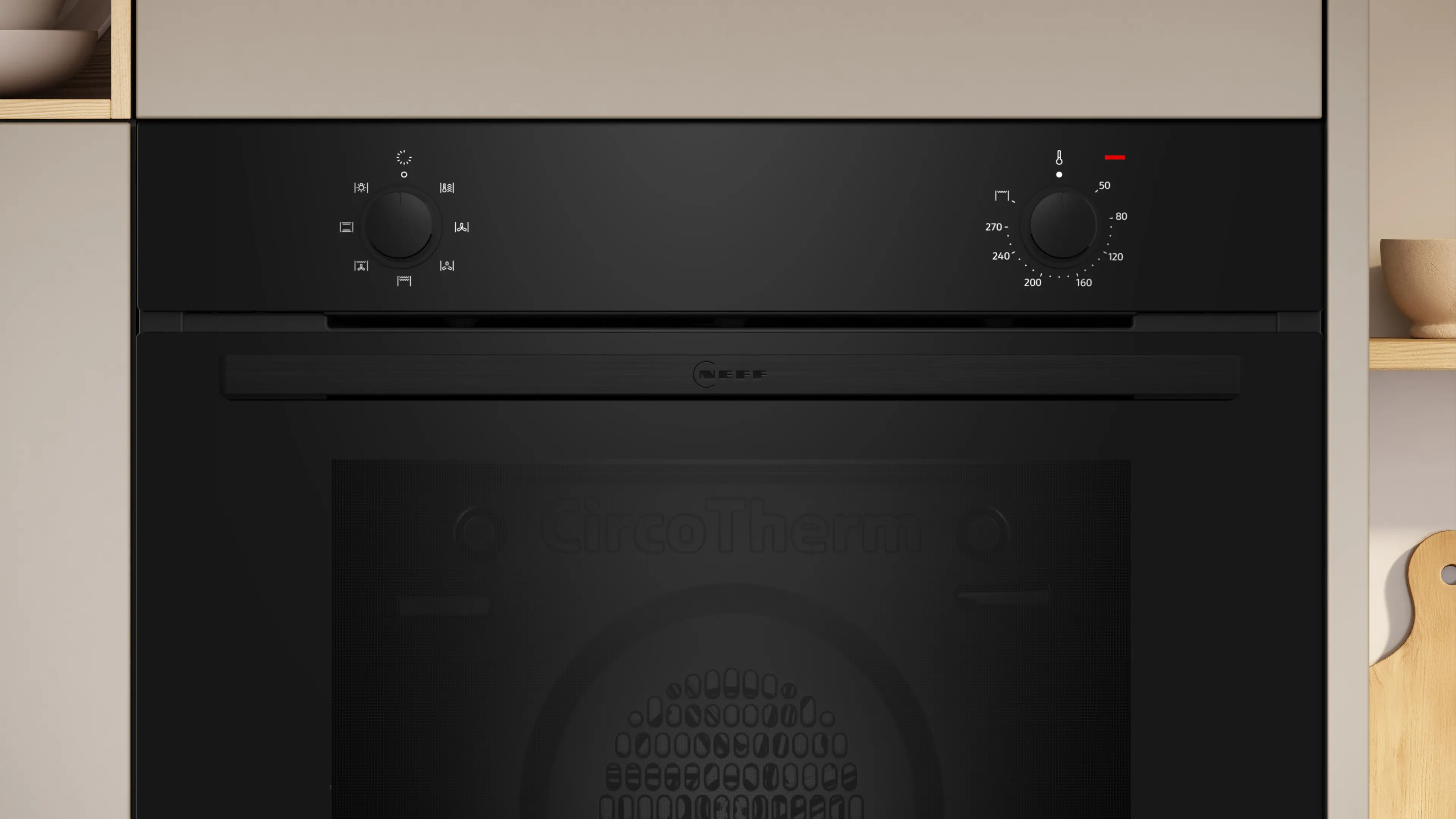 Set cuptor + plită cu inducție NEFF BX18IB, 60 cm, cuptor 71 L CircoTherm®, plită inducție 4 zone PowerBoost, TouchControl, sticlă neagră / inox [3]