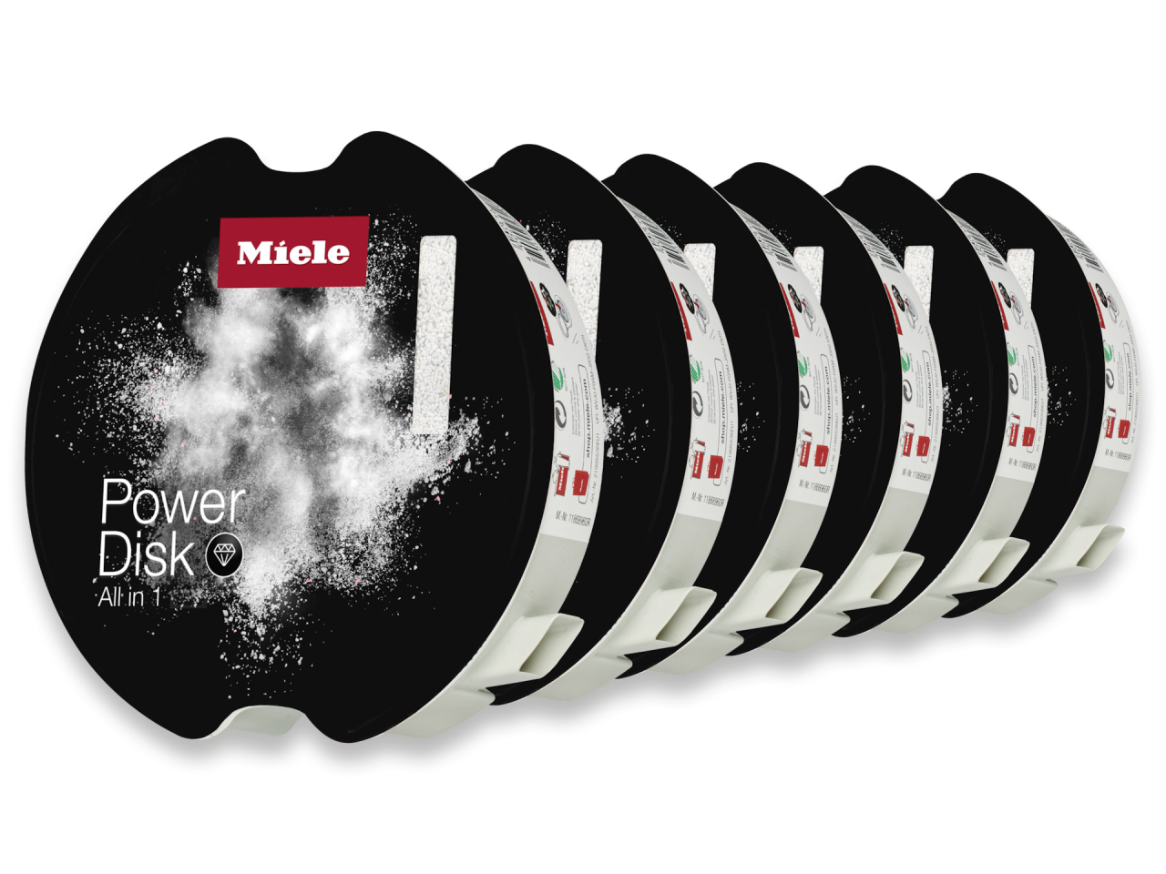 Set Miele PowerDisk All in 1 GS SETD6, 6 discuri de detergent pentru mașini de spălat vase cu AutoDos [2]