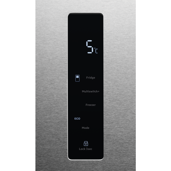 Side by side AEG RMB952E6VU, 522 l, No frost, Clasa E,  Touch control, Afisaj LCD, Iluminare LED, H 190 cm, Inox [3]