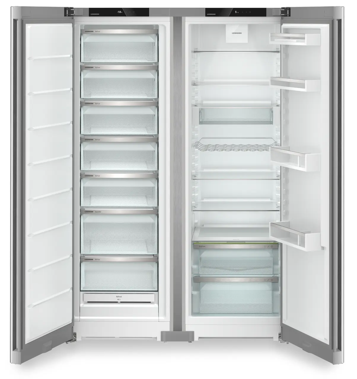 Side by Side Liebherr XRFsf 5220, 676 l, NoFrost, EasyFresh, BluPerformance, 185.5 cm, Inox, Clasa E, [2]