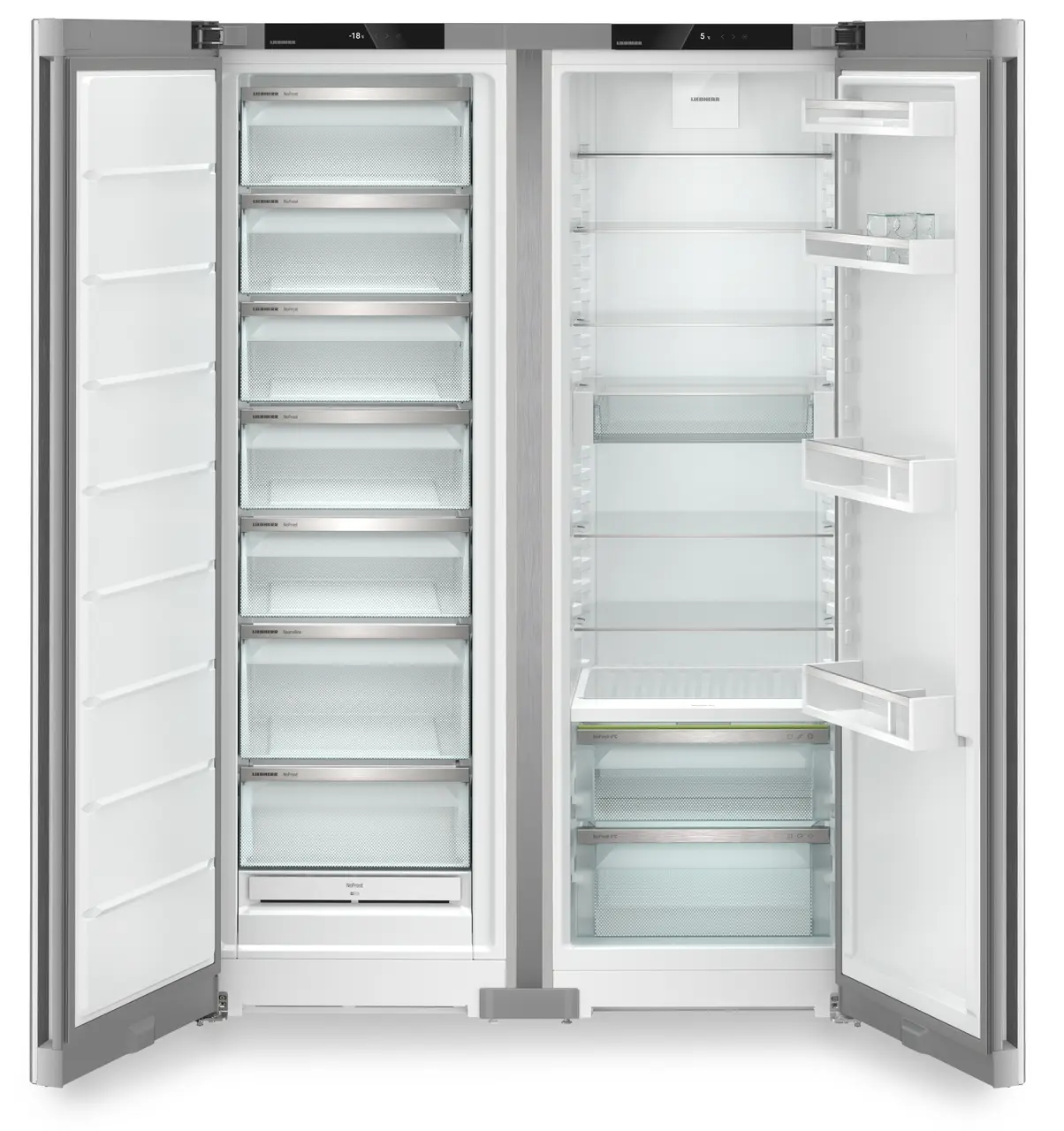 Side by side Liebherr XRFsf 5225 Plus, BioFresh, NoFrost, 660 l, H 185.5 cm, Clasa E, Inox/Silver [2]