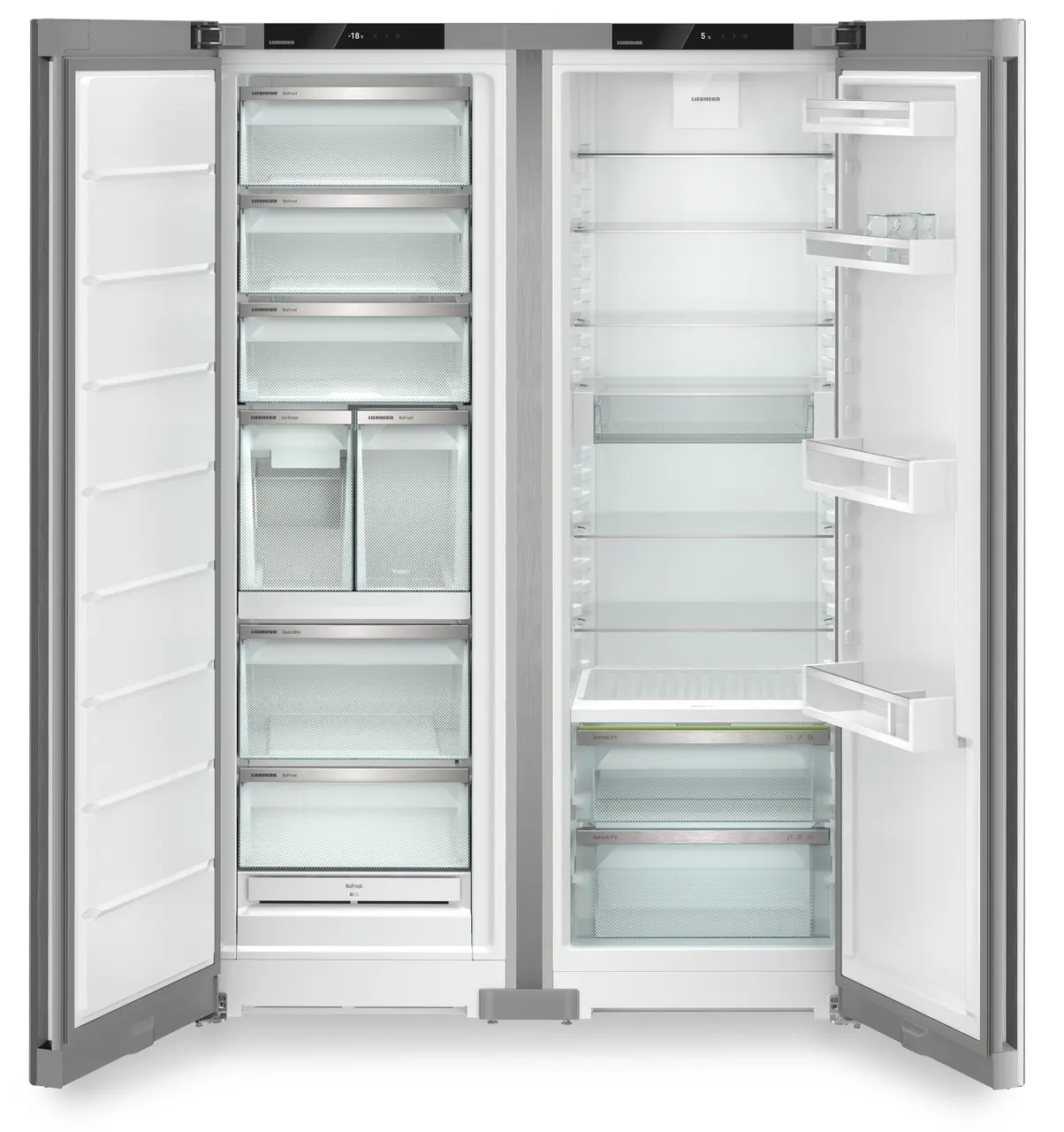Side by side Liebherr XRFsf 5245 Plus, BioFresh, NoFrost,  660 l, H 185.5 cm, Clasa E, Inox/Silver [2]