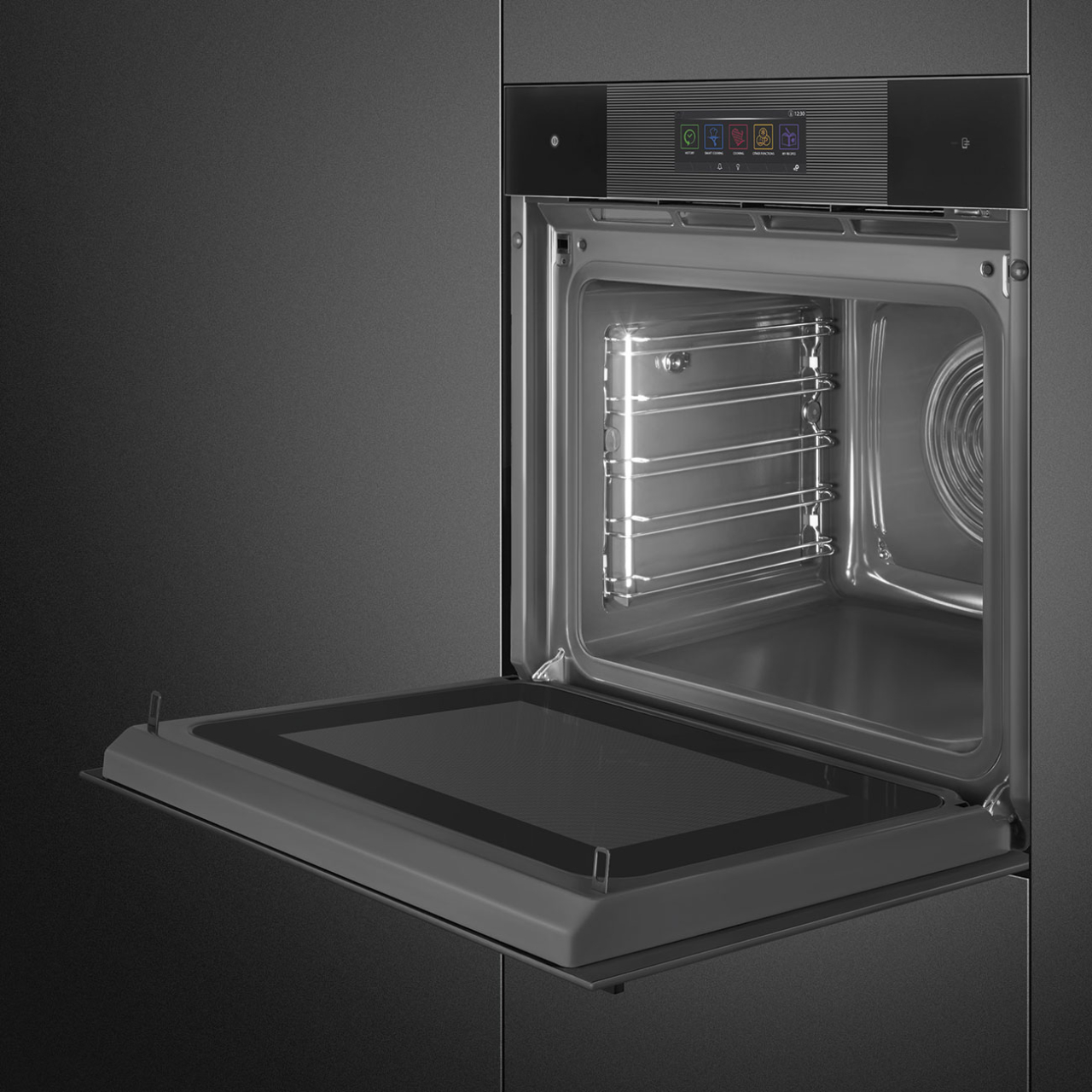 SO6106WAPB3 Cuptor Omnichef cu gătit la abur și cuptor cu microunde - Sticlă neagră pură [4]