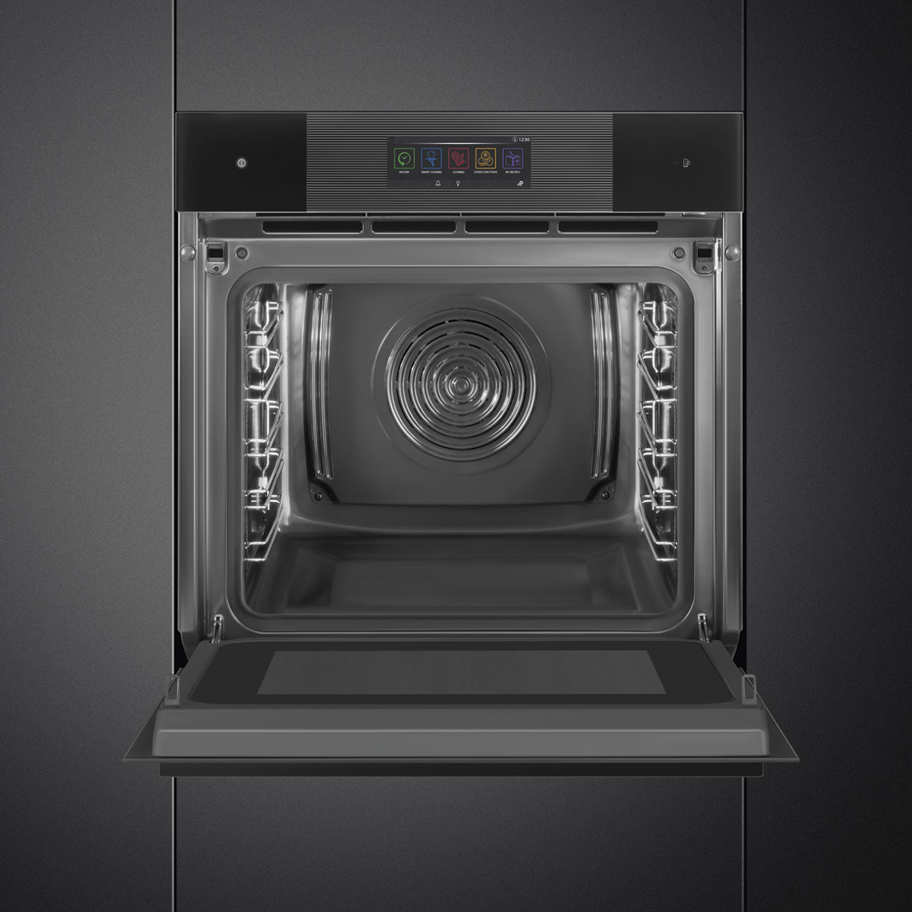 SO6106WAPB3 Cuptor Omnichef cu gătit la abur și cuptor cu microunde - Sticlă neagră pură [8]