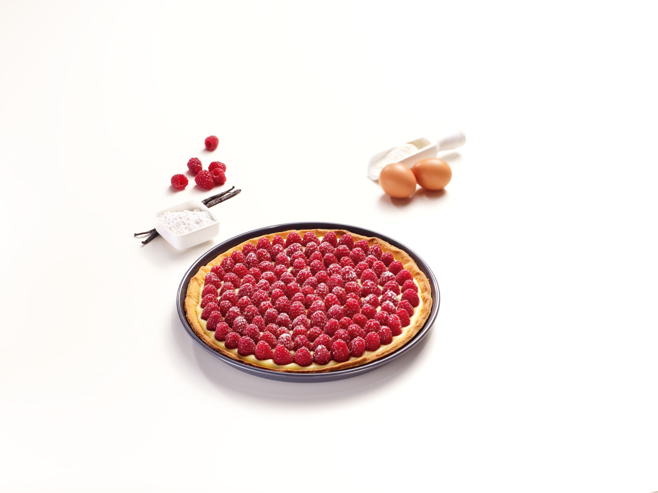 Tavă de copt rotundă Miele HBF 27-1, 27 cm, cu finisaj PerfectClean [5]