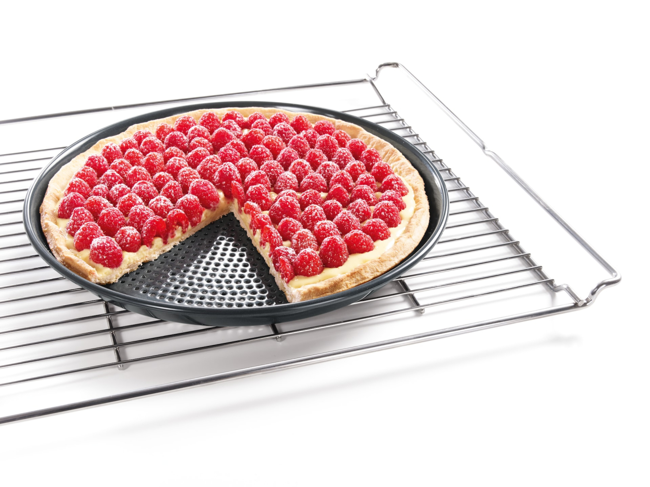 Tavă rotundă de copt și tavă AirFry Miele HBFP 27-1, perforată, 27 cm [3]
