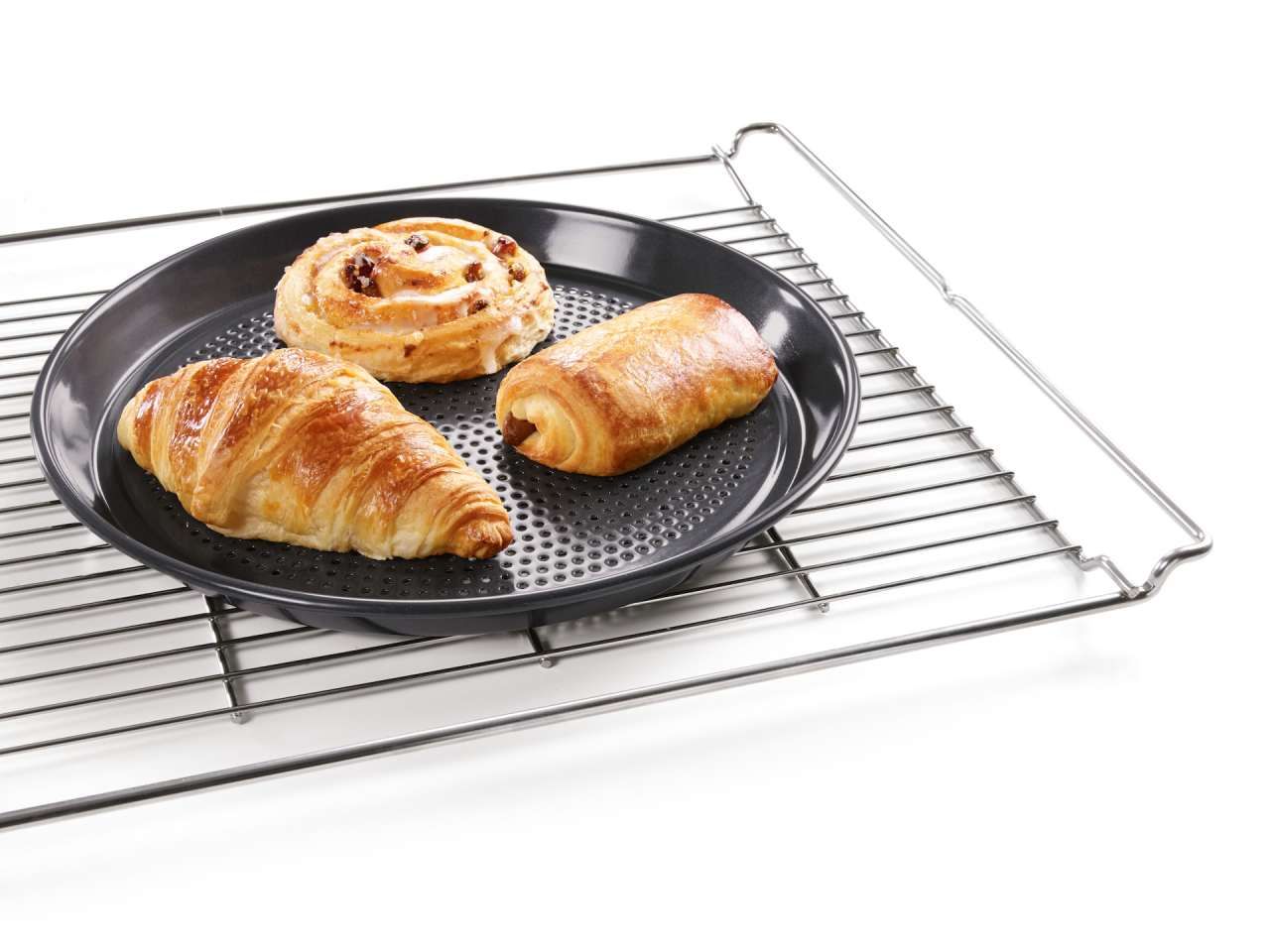 Tavă rotundă de copt și tavă AirFry Miele HBFP 27-1, perforată, 27 cm [2]