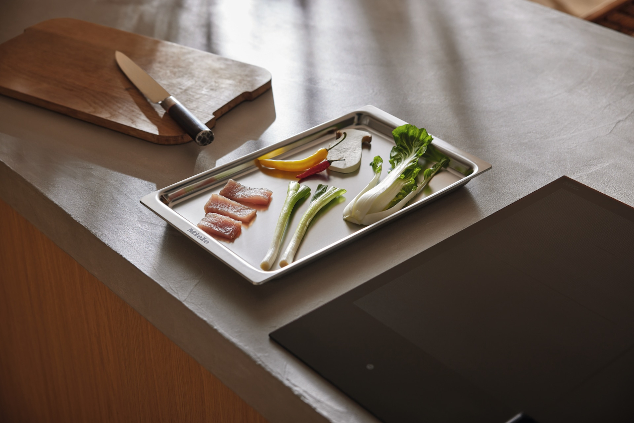 Tepan Yaki Miele KMTY, placă din inox multistrat, pentru plite cu inducție [5]