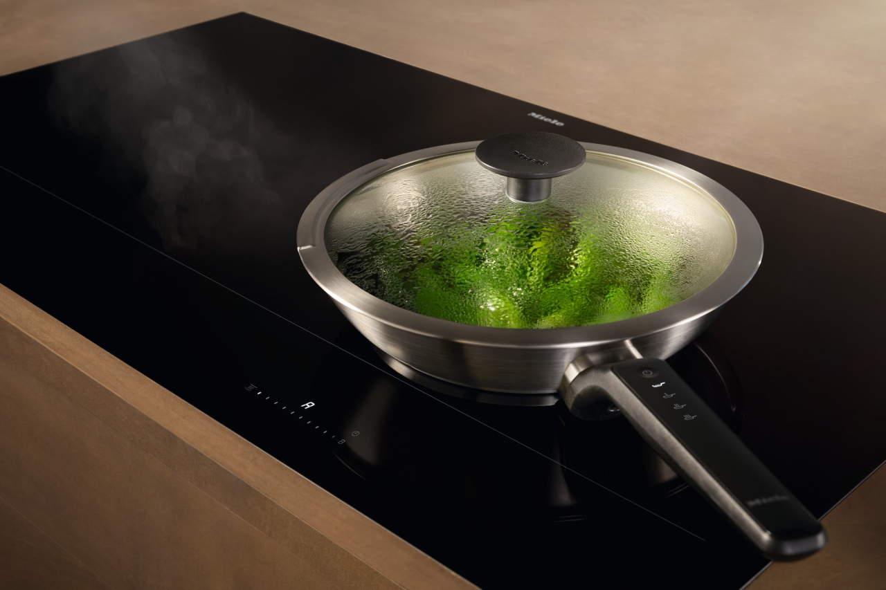 Tigaie M Sense Miele KMBP 8428, 28 cm, neacoperită, pentru plite cu inducție compatibile M Sense [4]