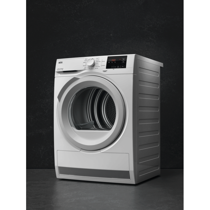Uscator de Rufe AEG Seria 7000 TR748WE, Pompa de Caldura, 14 Programe, 8 kg,  Clasa D, Alb [3]
