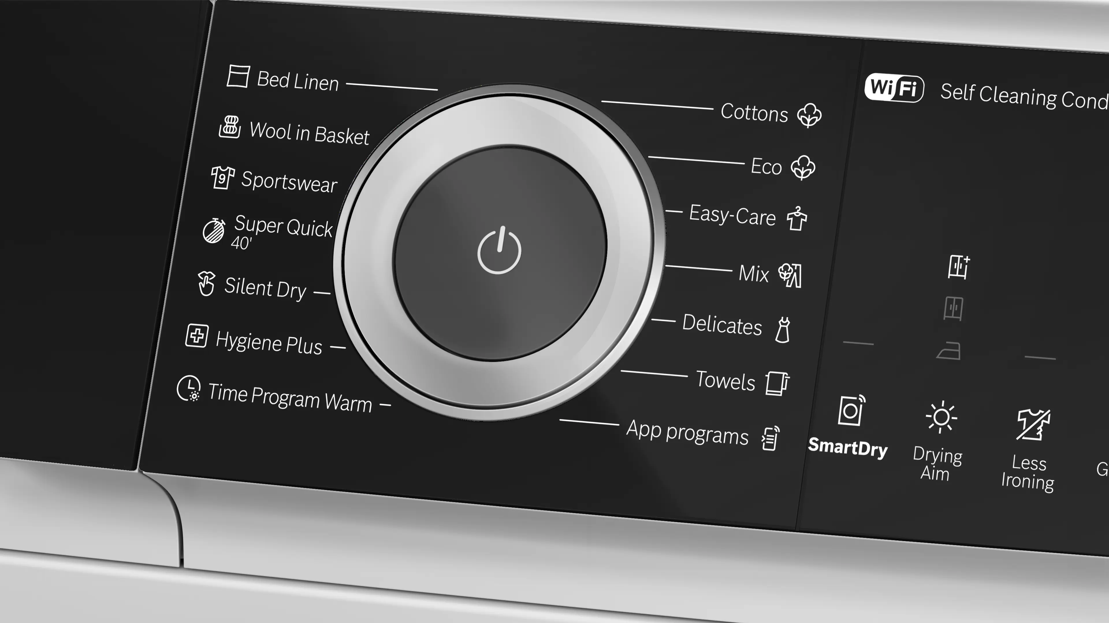 Uscător de rufe Bosch Seria 6 WQH246D3BY, 9 kg, cu pompă de căldură, alb [9]