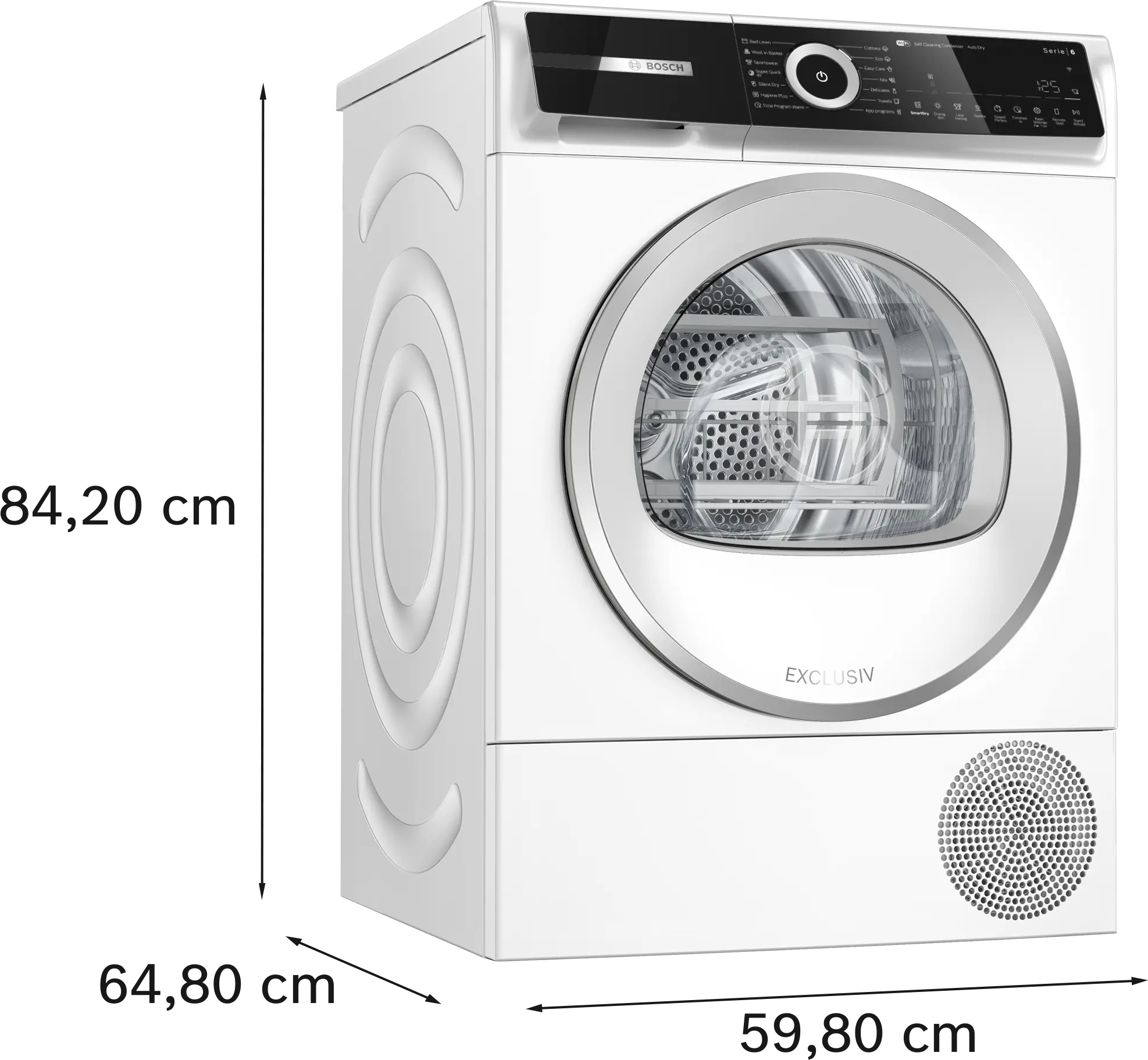 Uscător de rufe Bosch Seria 6 WQN246D9BY, 9 kg, cu pompă de căldură, alb [11]