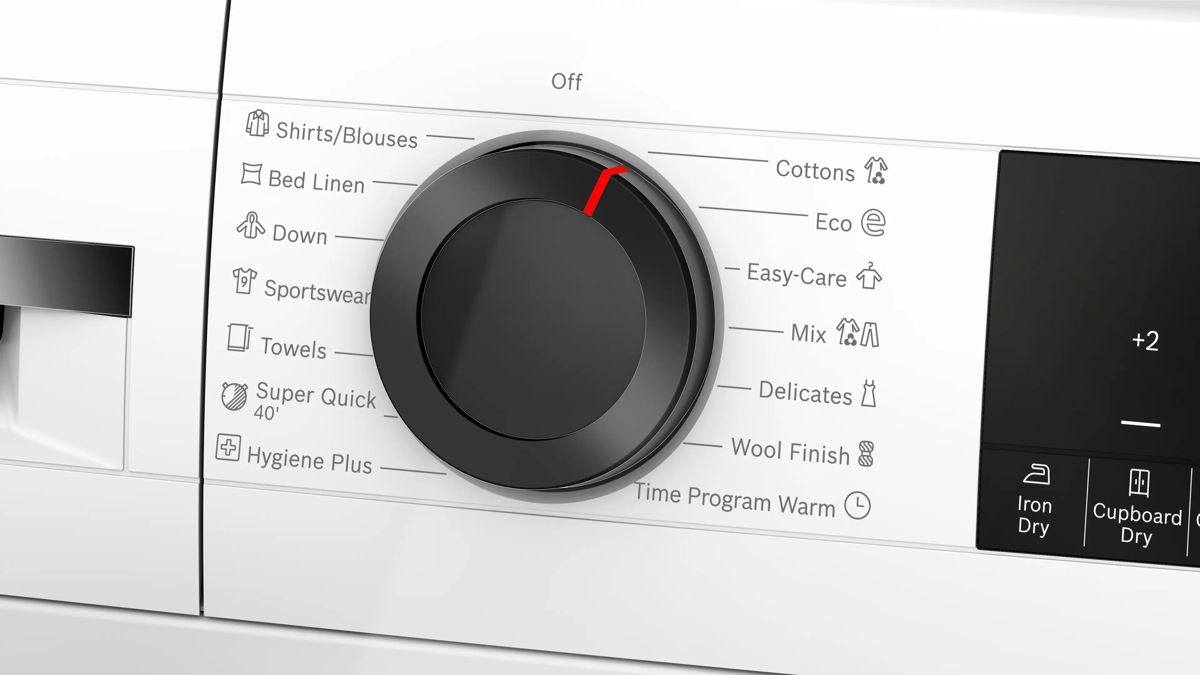 Uscător de rufe cu condensare și pompă de căldură 9 kg, Bosch Seria 6, Alb [3]