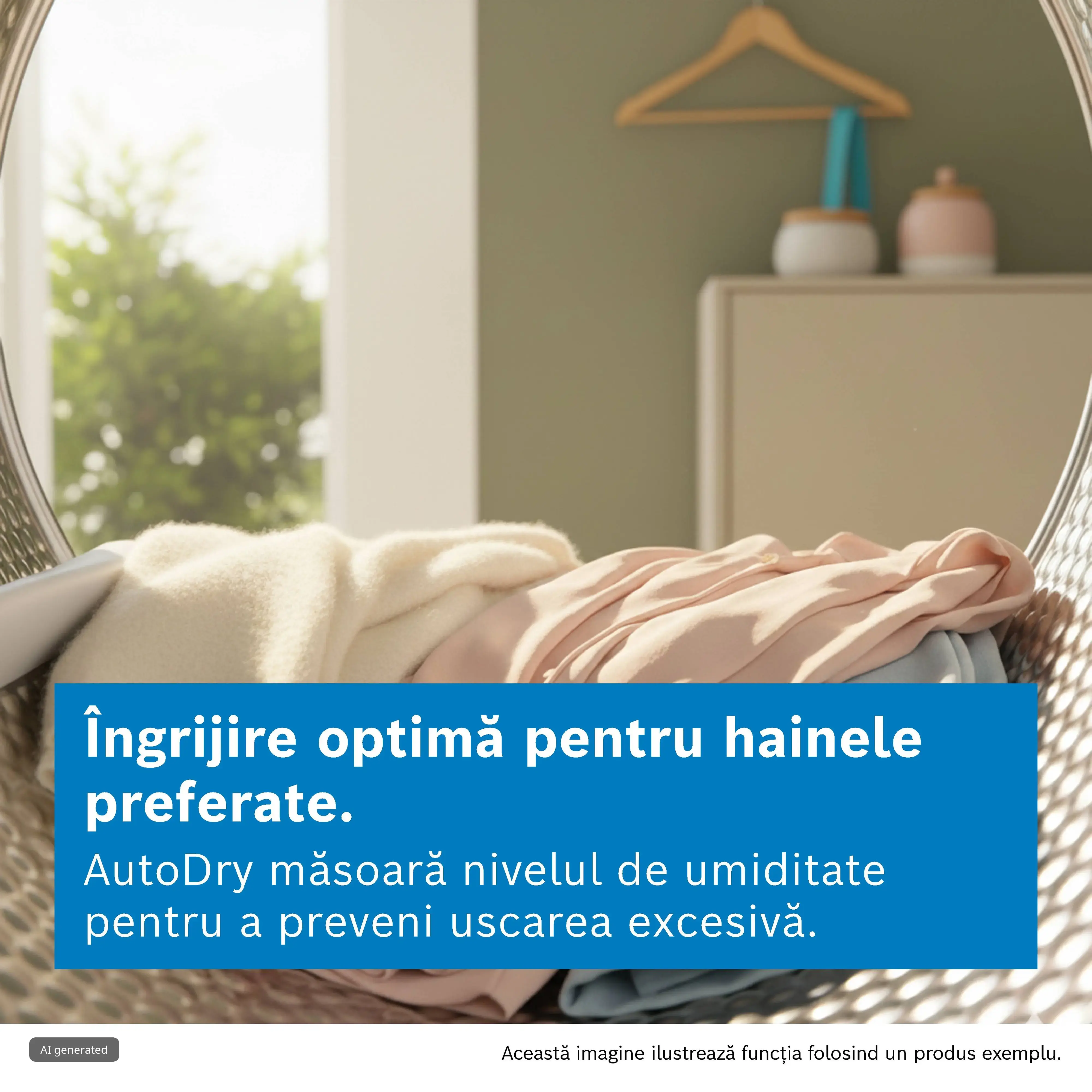 Uscător de rufe Bosch Seria 6 WQN246D1BY, 9 kg, cu pompă de căldură, alb [6]