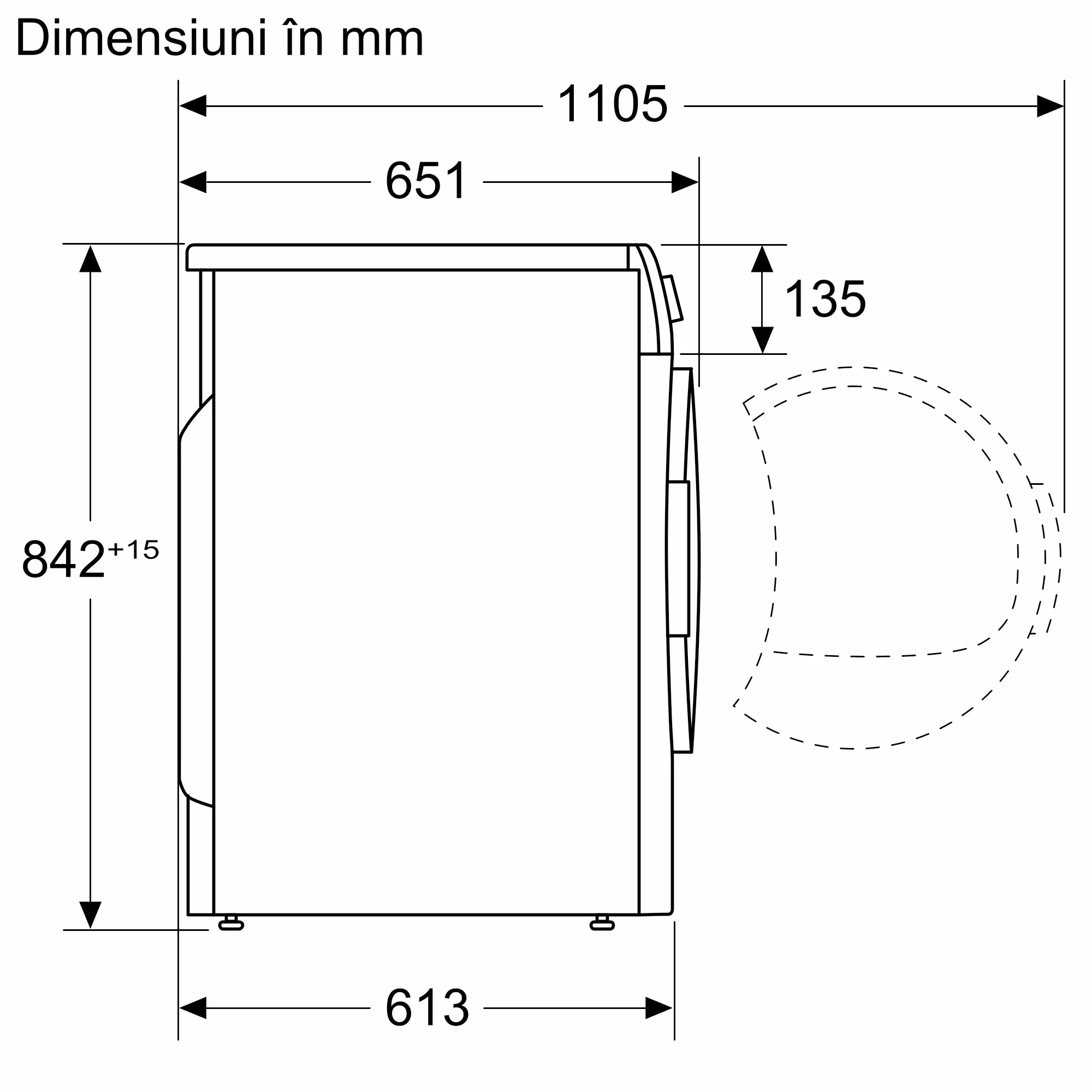 Uscător de rufe Bosch Seria 8 WQB246DNBY, 9 kg, cu pompă de căldură, alb [16]