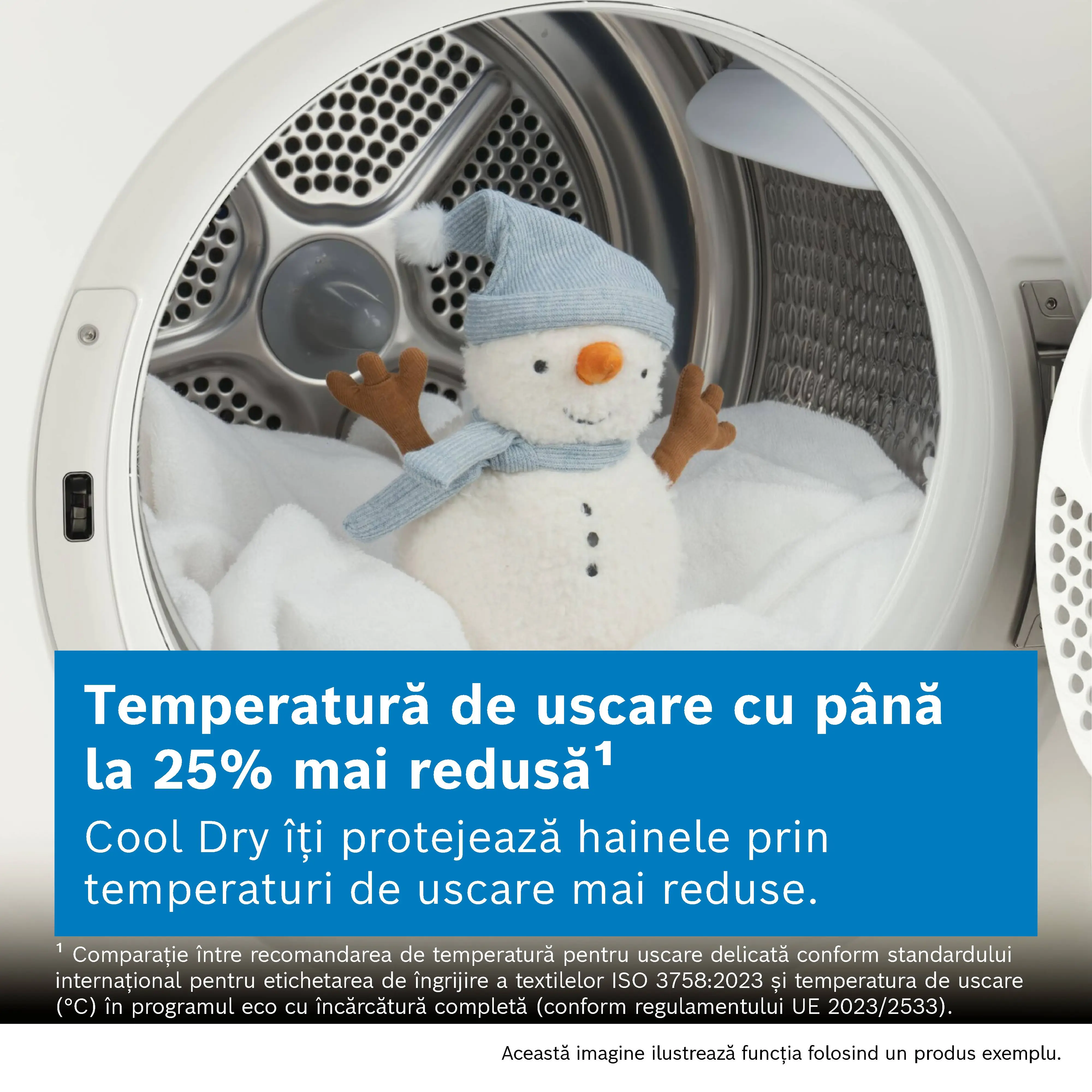 Uscător de rufe Bosch Seria 8 WRB247CNBY, 9 kg, cu pompă de căldură, alb [10]