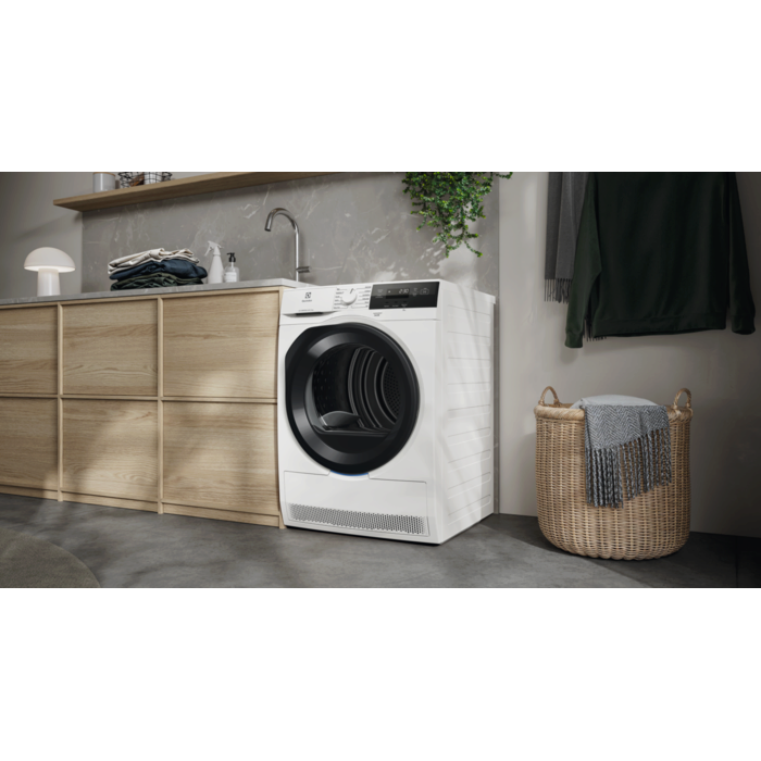 Uscător de rufe cu pompă de căldură Electrolux EW7D385AE – DelicateCare 700, 8 kg, SensiCare & MixCare cu EasyClean & AntiCrease, Clasa C, Alb [2]