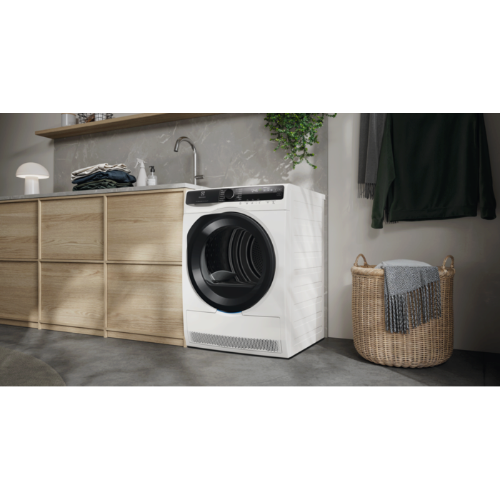 Uscător de rufe cu pompă de căldură Electrolux EW8D595MCE – 9 kg, 3DSense & DelicateCare cu MixCare, SmartSelect & Wi‑Fi, Clasa A+++, Alb [2]
