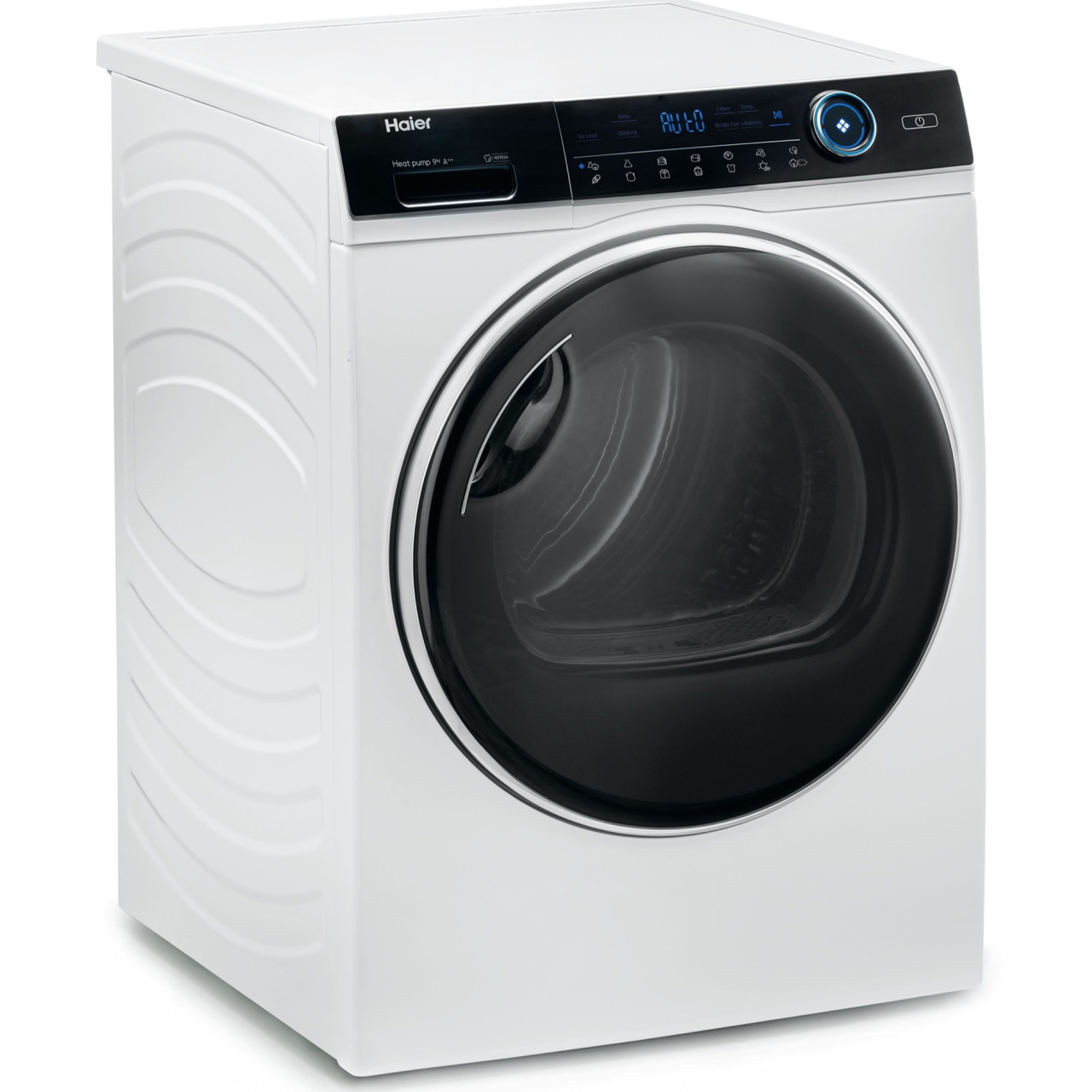 Uscator de rufe Haier HD90-A3979-S, Pompa de caldura, 9 kg, Clasa C, Motor Inverter, Dry Sensor, iRefresh, iTime, Full Time Reverse, Pillow Drum [7]