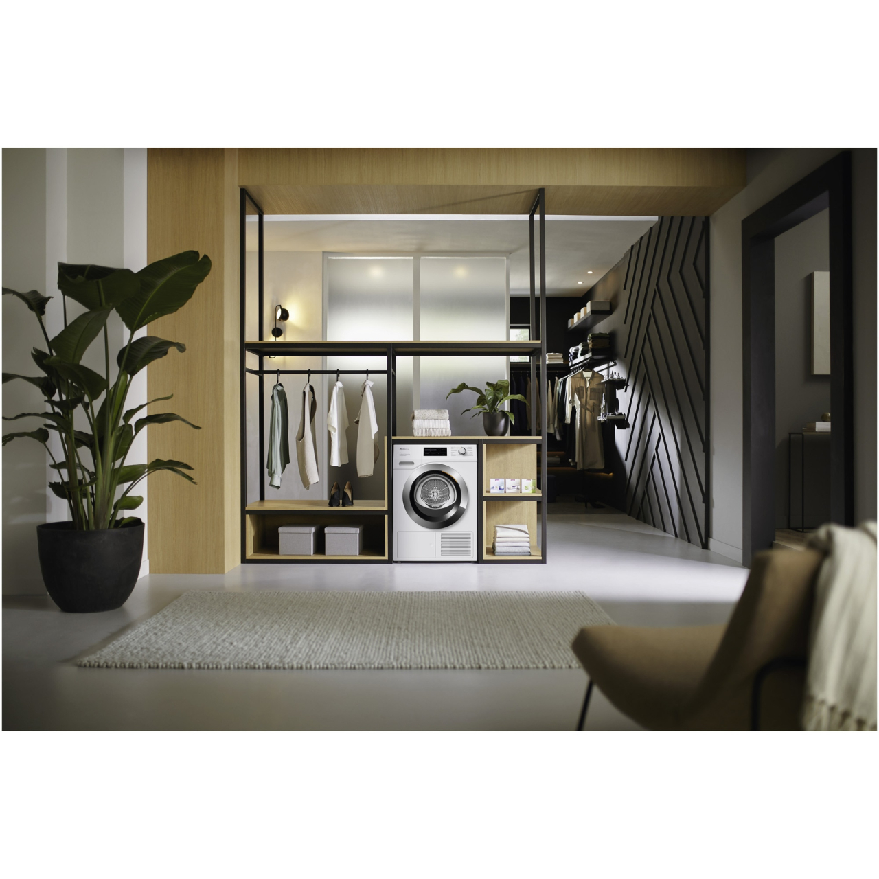 Uscator de rufe Miele TEL 695 WP, Pompa de caldura, 9 kg, Miele Home, Clasa C, SteamCare, FragranceDos, Alb [4]