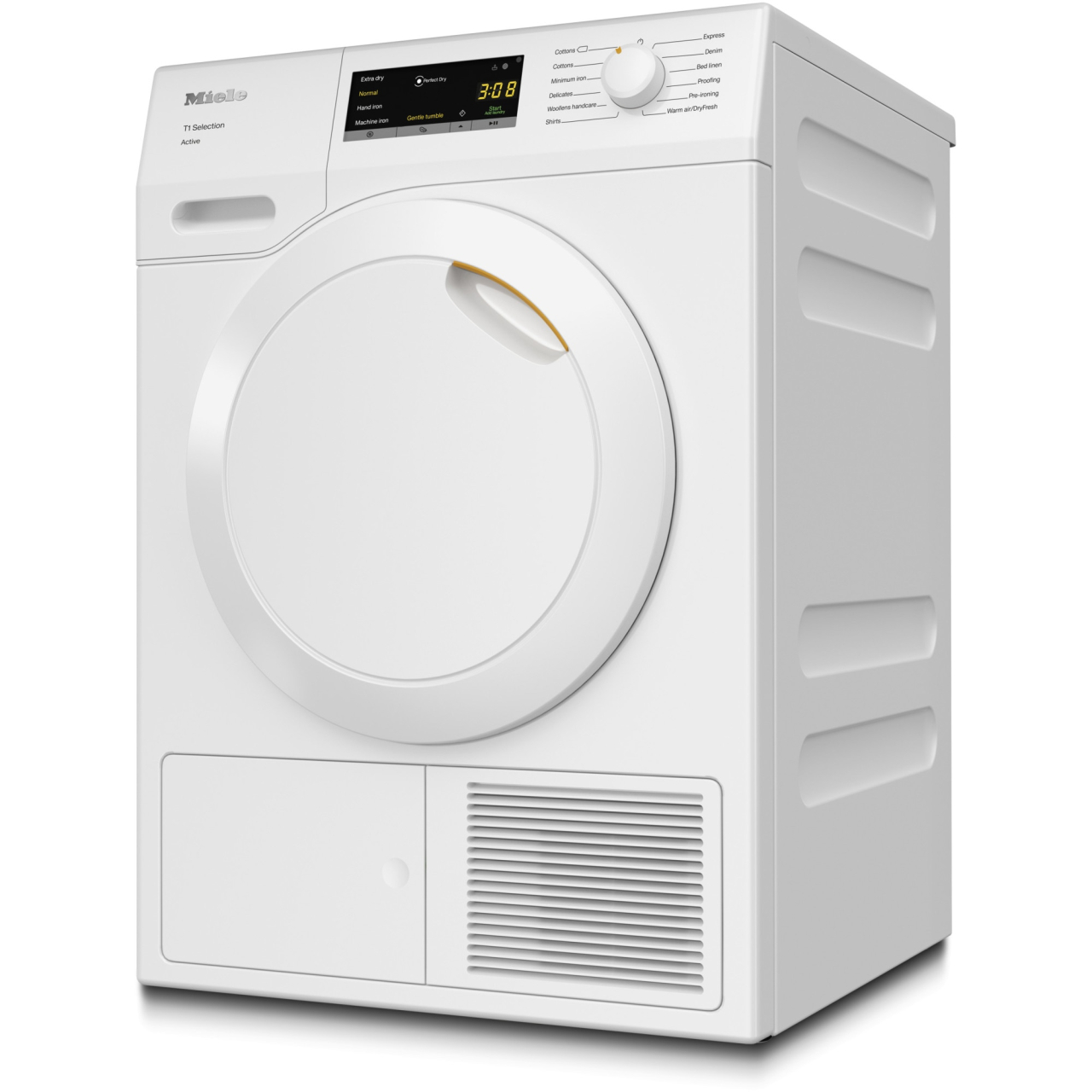 Uscator de rufe Miele TSA 233 WP, Pompa de caldura, 7 kg, 12 programe,  PerfectDry, Clasa E, EasyControl, FragranceDos, Alb [2]