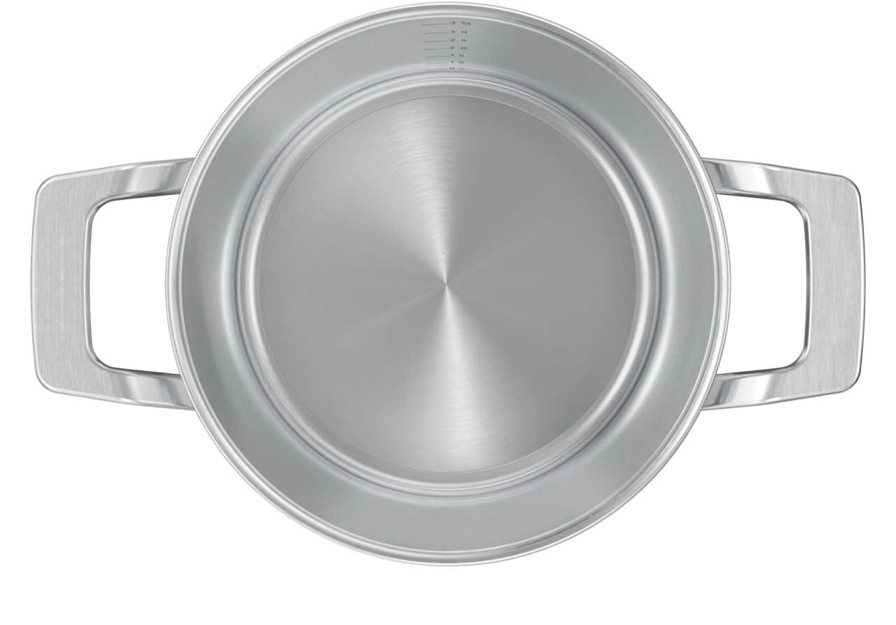 Vas din inox cu capac Miele KMKT 1615-3, 16 cm / 1,5 l, pentru toate plitele [4]