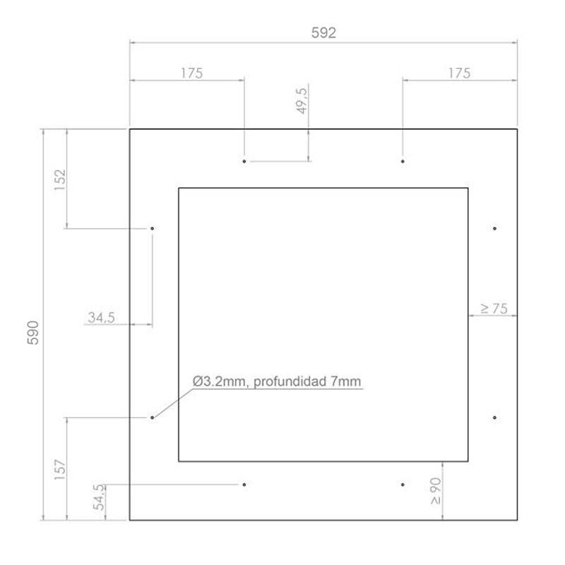 Vitrina de vin incorporabila si panelabila Pando PVMAP 60-23 PA, latime 60 cm, 23 sticle, 2 zone de racire, deschidere PUSH-TO-OPEN [5]