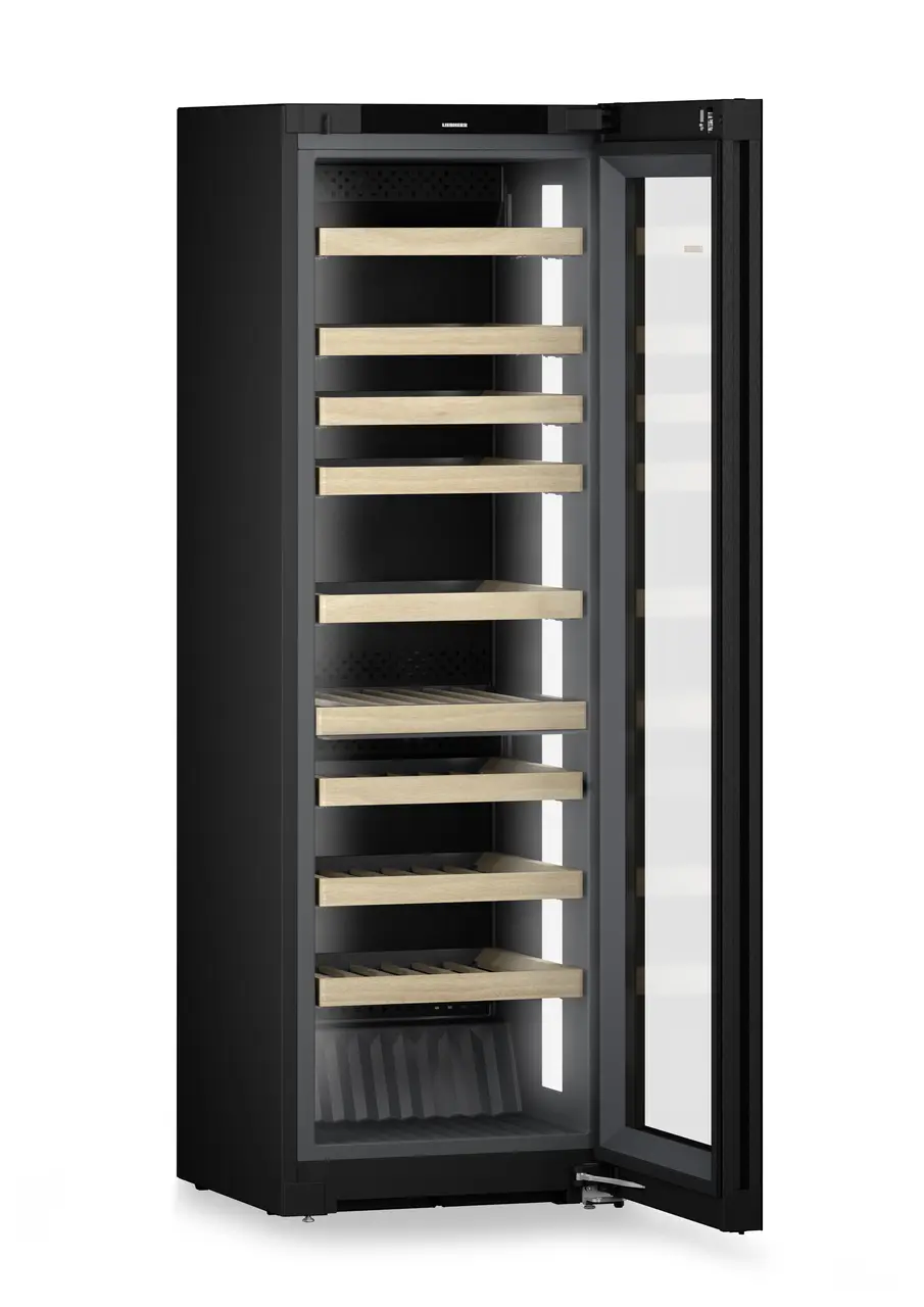 Vitrina pentru vinuri Liebherr WPgbi 5272 Vinidor Selection, 368 l, 106 sticle, 185.4 cm, Clasa F, BlackSteel [5]