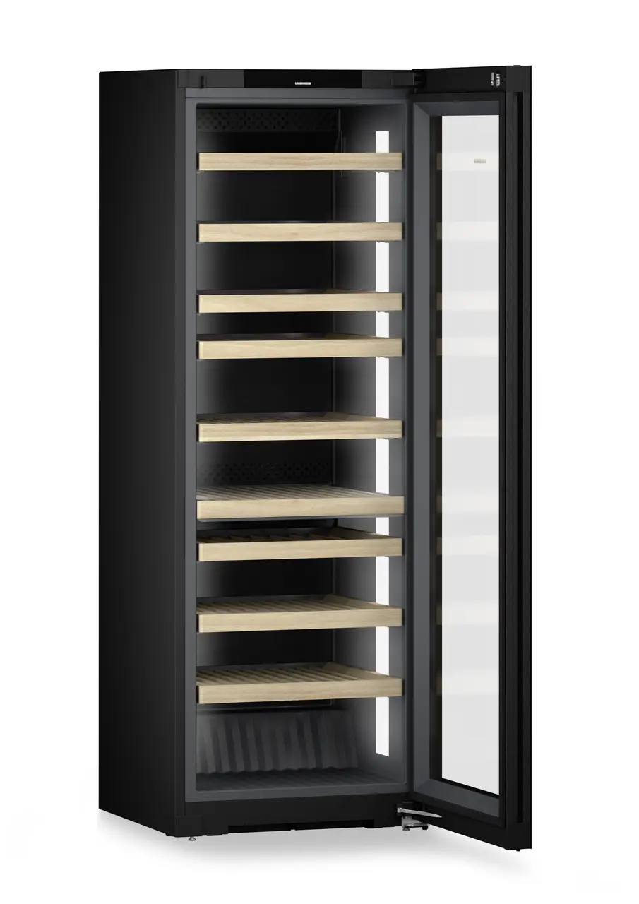 Vitrina pentru vinuri Liebherr WPgbi 7472 Vinidor Selection, 575 l, 204 sticle, 201.3 cm, Clasa F,BlackSteel [4]