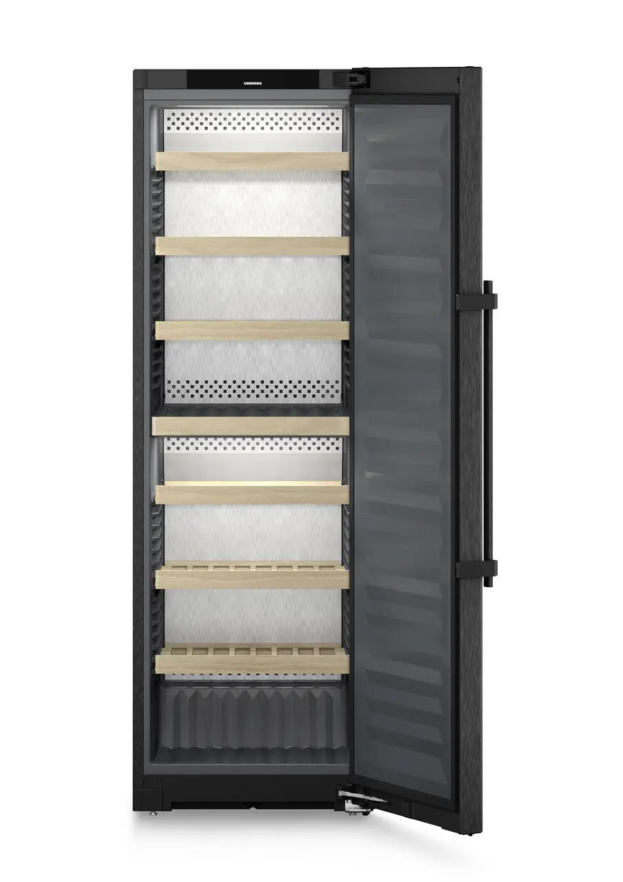 Vitrina pentru vinuri Liebherr WSbsi 5252 Vinidor, 349 l, 155 sticle,  185.4 cm, Clasa E, BlackSteel [5]