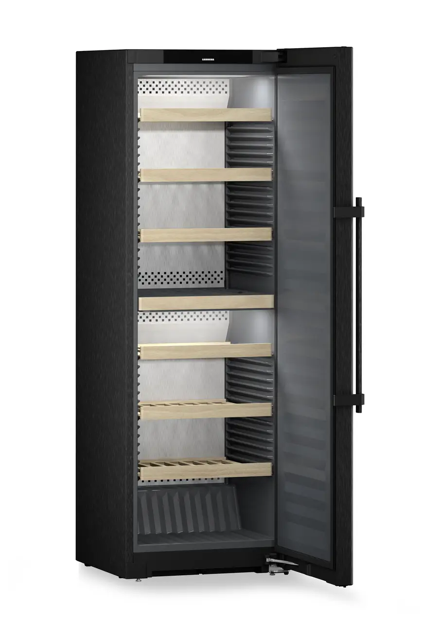 Vitrina pentru vinuri Liebherr WSbsi 5252 Vinidor, 349 l, 155 sticle,  185.4 cm, Clasa E, BlackSteel [4]